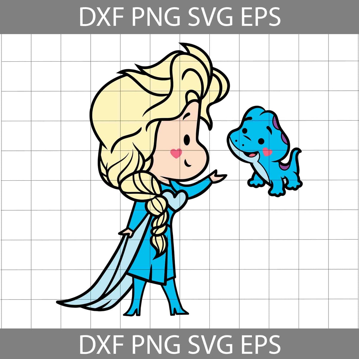 Elsa And Frozen Lizard Svg, Little Princess Elsa Svg, Frozen Svg