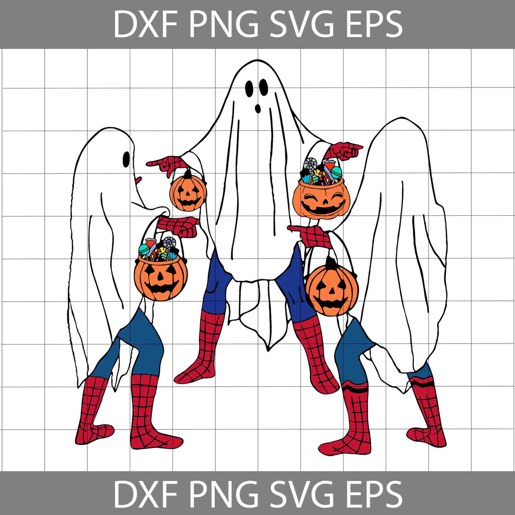 Spiderman Ghost Halloween Svg, Halloween Svg, Cricut File, Clipart, Svg, Png, Eps, Dxf