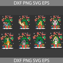 Load image into Gallery viewer, Hohoho Svg, Winnie The Pooh Svg, Piglet Svg, Pooh Svg, Eeyore Svg, Tiger svg, Bundle, Christmas Svg, Gift Svg, Cricut File, Clipart, Svg, Png, Eps, Dxf
