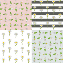 Load image into Gallery viewer, Hello Daisy, Daisy Floral Spring Seamless Pattern, Digital Papers, Scrapbook Papers, Pattern Paper, Background, Wallpaper, Daisy Pattern, 12*12inches -300dpi