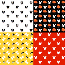 Load image into Gallery viewer, Mickey Seamless Pattern, Summer, Digital Papers, Scrapbook Papers, Pattern Paper, Background, Wallpaper, Mickey Mouse Pattern, 12*12inches -300dpi