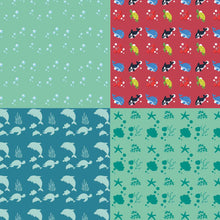 Load image into Gallery viewer, At Sea, Ocean Seamless Pattern, Digital Papers, Scrapbook Papers, Pattern Paper, Background, Wallpaper, Ocean Pattern, 12*12inches -300dpi