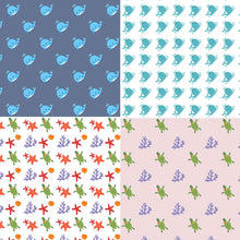 Load image into Gallery viewer, Whale Of A Time, Ocean Whales Seamless Pattern, Digital Papers, Scrapbook Papers, Pattern Paper, Background, Wallpaper, Whale Pattern, 12*12inches -300dpi