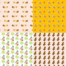 Load image into Gallery viewer, Woodland Forest Animals Seamless Pattern, Digital Papers, Scrapbook Papers, Pattern Paper, Background, Wallpaper, Woodland Animals Pattern, 12*12inches -300dpi