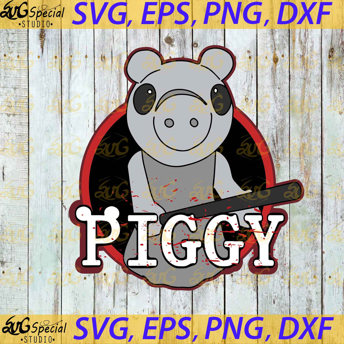 Piggy Bosses Svg, Piggy Roblox Svg, Piggy Svg, Piggy Horror Roblox Svg,  Roblox Game Svg, Piggy Halloween Svg