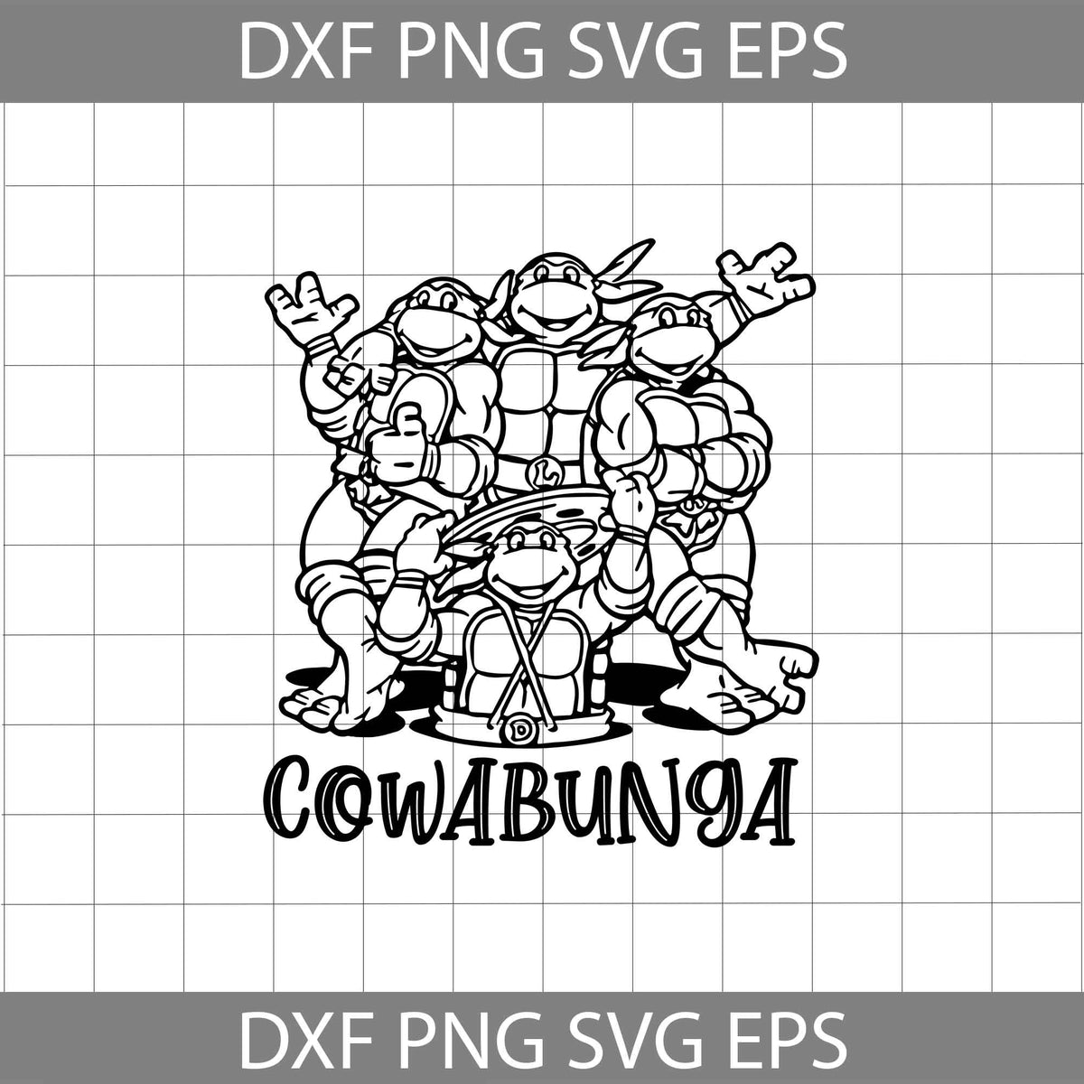 Ninja Turtles Svg, Bundle, Cricut File, Funny Ninja Turtles Svg