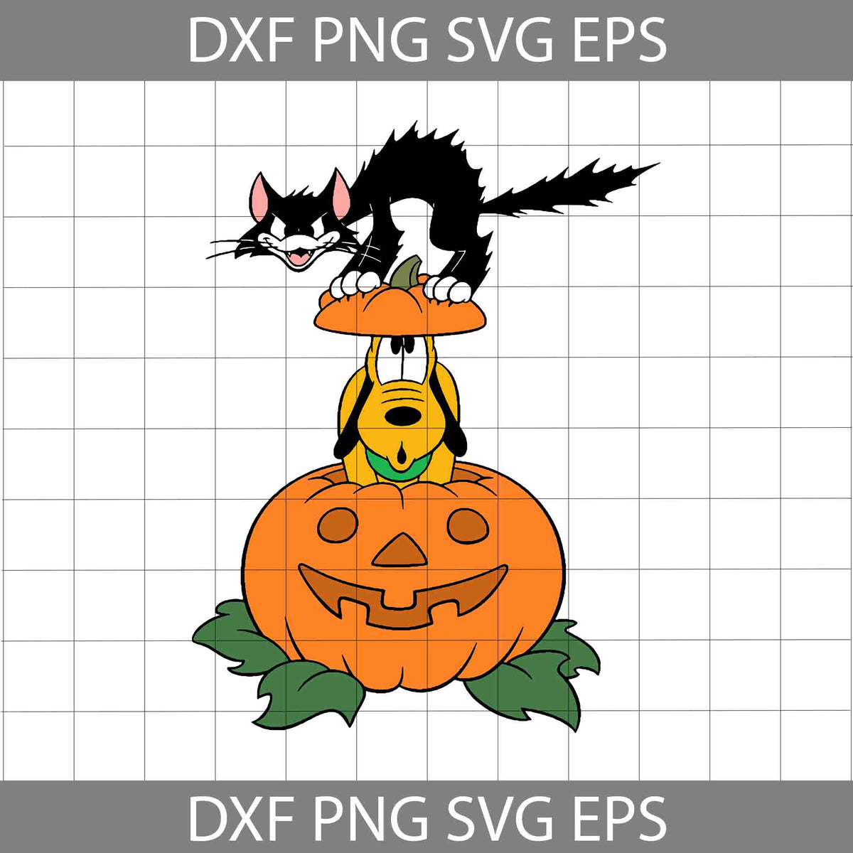 Pluto Pumpkin Svg, Pluto Halloween Svg, Halloween Svg, cricut File