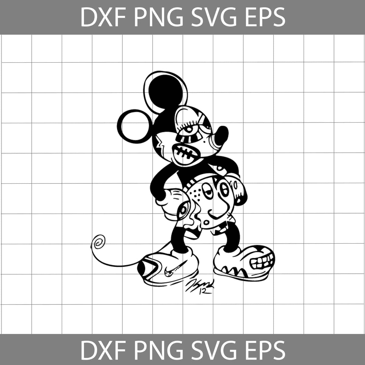 Goofy Mickey Mouse Cosplay Svg, Mouse Cuties svg, Halloween svg