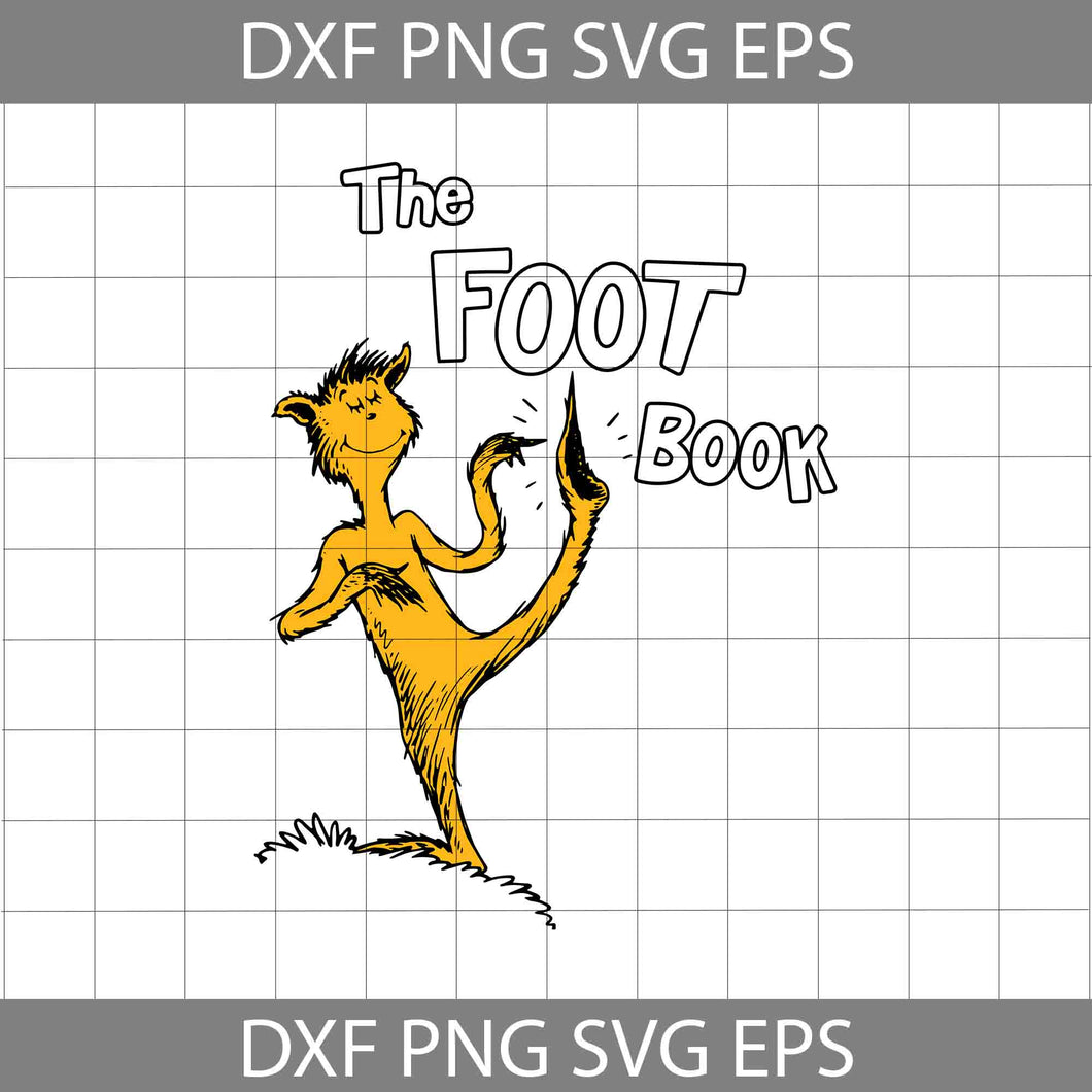 The Foot Book Svg, Cricut File, Clipart, Svg, Png, Eps, Dxf