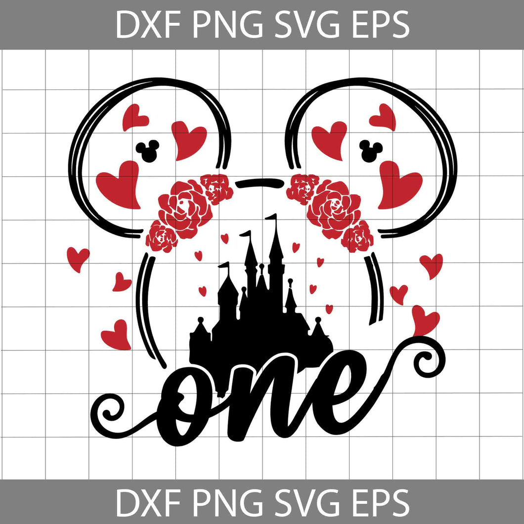 1st Birthday Mickey Mouse Svg, Birthday Svg, Cricut File, Clipart, SVg, Png, Eps, dxf