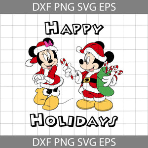 Mouse Christmas Svg, Merry Christmas Svg, Cartoon Svg, Christmas Svg, Cricut File, Clipart, Svg, Png, Eps, Dxf