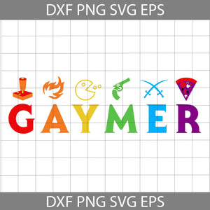 Gaymer Funny Lgbt Pride Gay Gamer Video Game Lover Svg, Father's Day Svg, Cricut File, Clipart, Svg, Png, Eps, Dxf