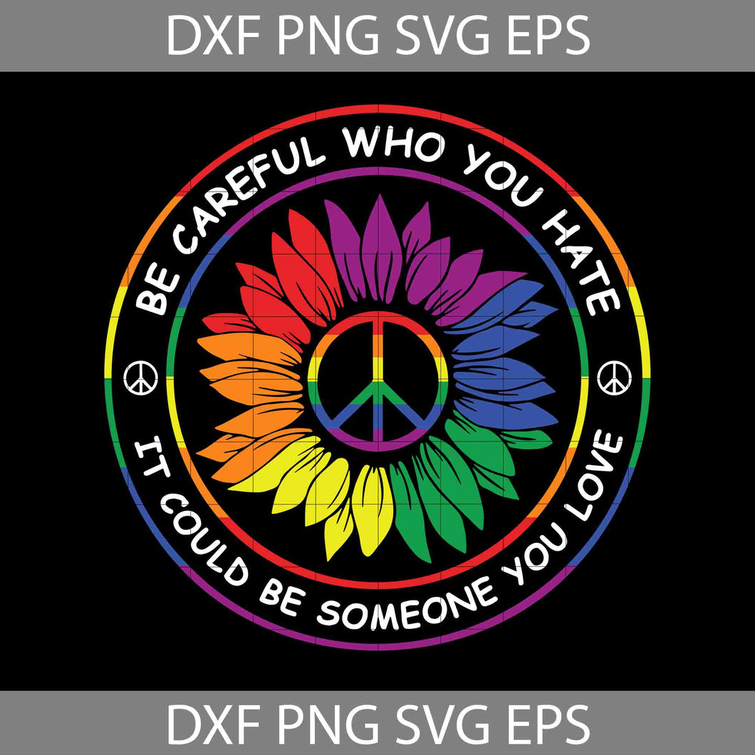 Sunflower LGBT SVG, Pride SVG, Sunflower Peace LGBT Svg, Father's Day Svg, Cricut File, Clipart, Svg, Png, Eps, Dxf
