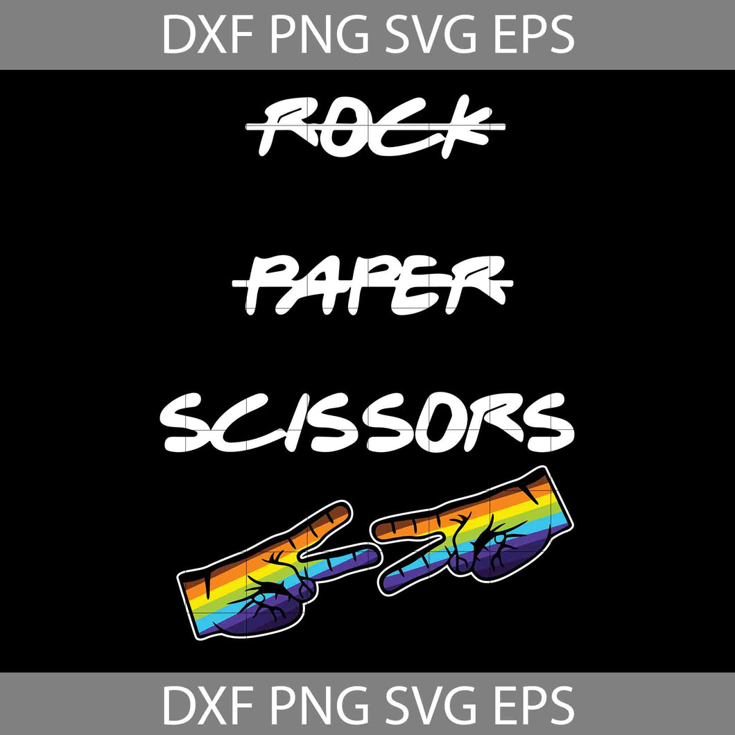 Rock Paper Scissors Lgbt Svg, LGBT Svg, Lesbian Svg, Gay Svg, Lgbt Pride Svg, Lgbt Fair Svg, Lgbt Love Svg, Cricut File, Clipart, Svg, Png, Eps, Dxf