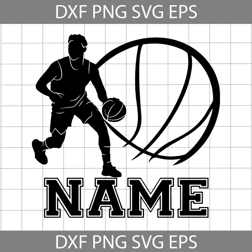 Basketball Player Dribbling Svg, Basketball Hoop School SVG, Back To School Svg, Cricut File, Clipart, Svg, Png, Eps, Dxf