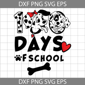 100 Days of School Svg, I Survived 100 Days Svg, Back To School Svg, Cricut File, Clipart, Svg, Png, Eps, Dxf