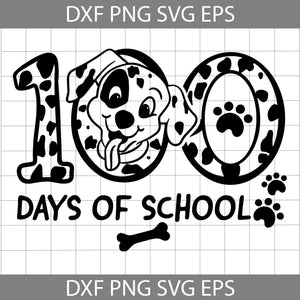100 Days of School SVG, 100 Days of School Svg, School Svg, Back To School Svg, Cricut File, Clipart, Svg, Png, Eps, Dxf