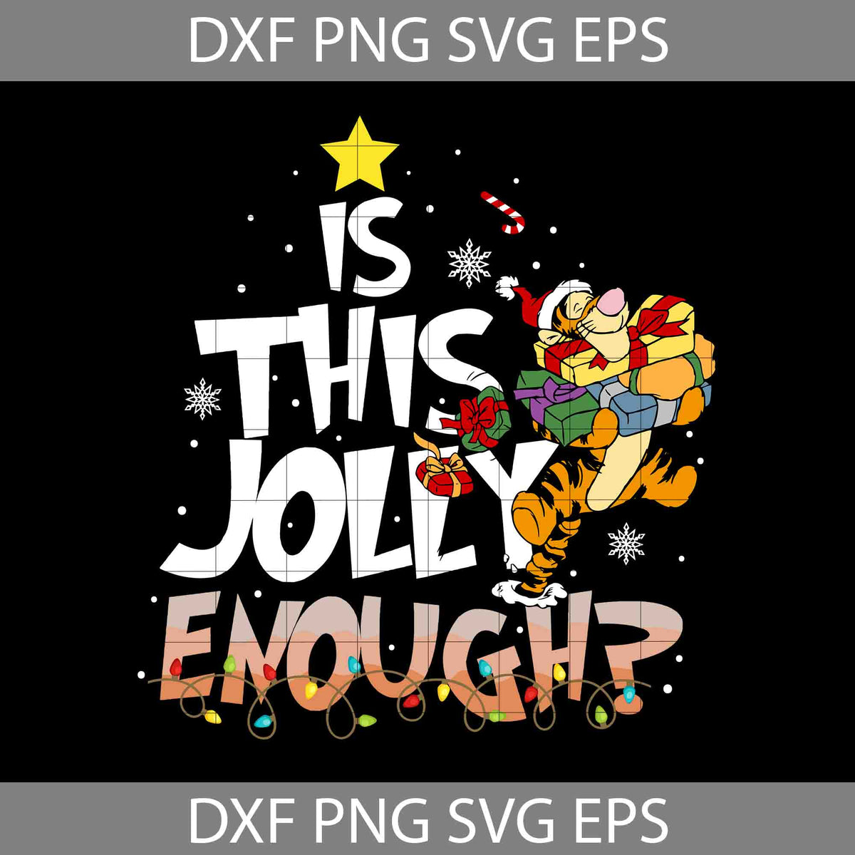 Is This Jolly Enough SVG, Santa Christmas Svg, Merry Christmas Svg ...