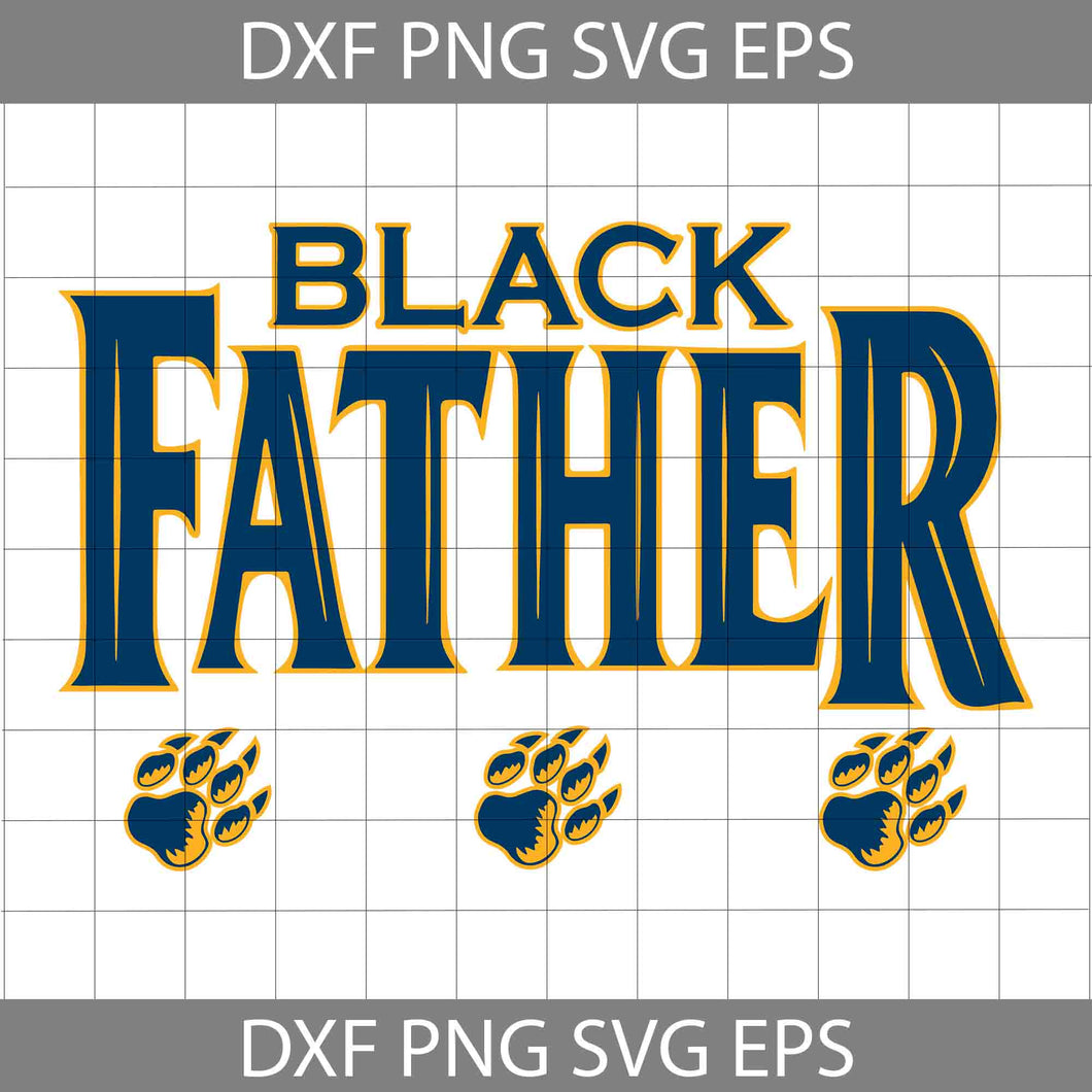 Black Father Kids Names Footprint Svg, Father's Day Svg, Cricut File, Clipart, Svg, Png, Eps, Dxf