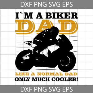 Cool Biker Dad Svg, Funny Motorcycle Rider Svg, Father's Day Svg, Cricut File, Clipart, Svg, Png, Eps, Dxf