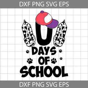 101 Days Of School Back To School Svg, Back To School Svg, Cricut File, Clipart, Svg, Png, Eps, Dxf