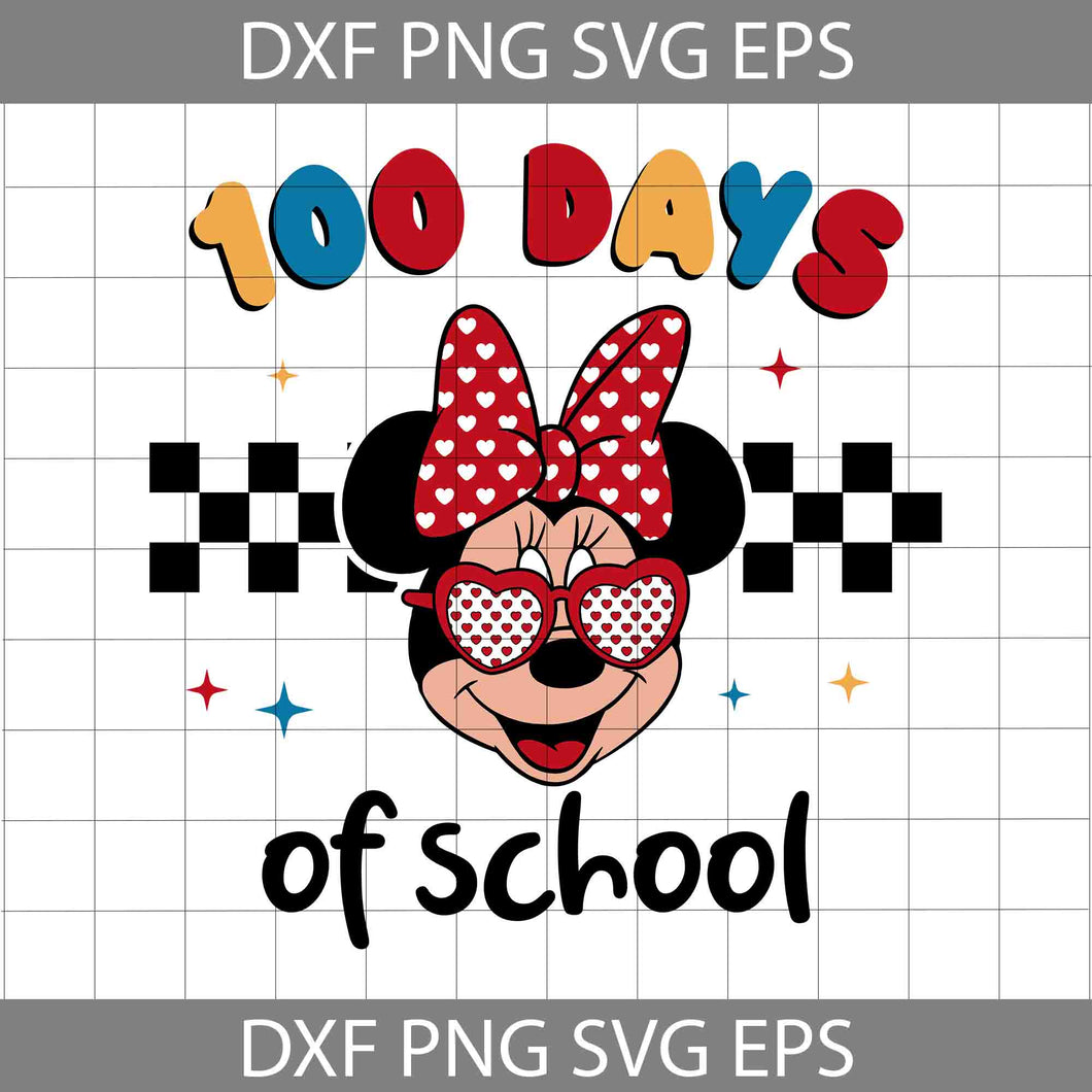 100 Days Of School SVG,100 Days Of School Svg, Back To School Svg, Cricut File, Clipart, Svg, Png, Eps, Dxf