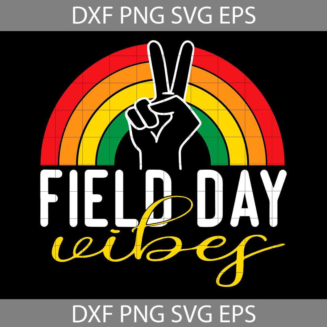 Field Day Vibes Svg, School Svg, Game Day Student Svg, Teacher 2023 Svg, Back To School Svg, Cricut File, Clipart, Svg, Png, Eps, Dxf