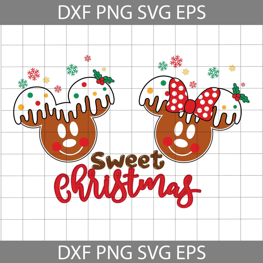 Mouse Christmas Svg, Xmas Holiday Svg, Sweet Christmas Svg, Cookies Christmas Svg, Merry Christmas Svg, Cartoon Svg, Christmas Svg, Cricut File, Clipart, Svg, Png, Eps, Dxf