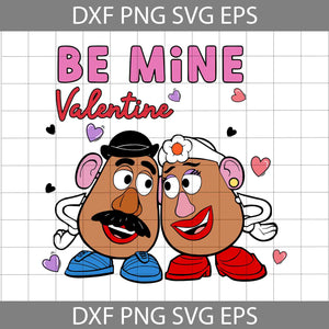 Be Mine Valentine Svg, Valentine Svg, Cartoon Svg, Valentine's Day Svg, Cricut File, Clipart, Svg, Png, Eps, Dxf