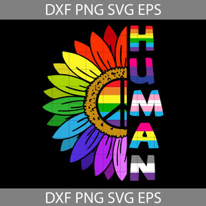Human LGBT SVG, LGBT Pride SVG, Be Kind Svg, Cricut File, Clipart, Svg, Png, Eps, Dxf