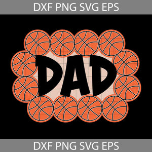 Basketball Dad Title Svg, Father's Day Svg, Cricut File, Clipart, Svg, Png, Eps, Dxf