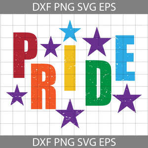 Pride Star SVG, Pride SVG, Star SVG, LGBT Svg, Cricut File, Clipart, Svg, Png, Eps, Dxf
