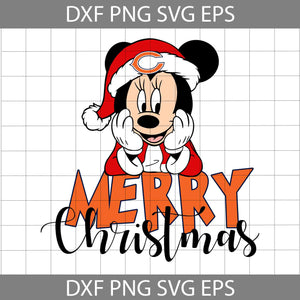 Mouse Christmas Svg, Football Team Svg, Cartoon Svg, Cricut File, Clipart, Svg, Png, Eps, Dxf