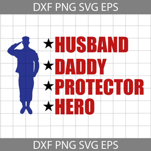 Husband Daddy Protector Svg, Father's Day Svg, Cricut File, Clipart, Svg, Png, Eps, Dxf