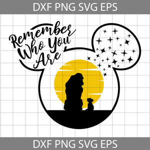 Remember Who You Are Svg, Mouse Svg, Cartoon Svg, Cricut File, Clipart, Svg, Png, Eps, Dxf