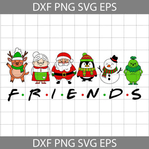 Christmas Characters Svg, Christmas Friends Svg, Christmas Svg, Merry Christmas Svg, Cartoon Svg, Christmas Svg, Cricut File, Clipart, Svg, Png, Eps, Dxf