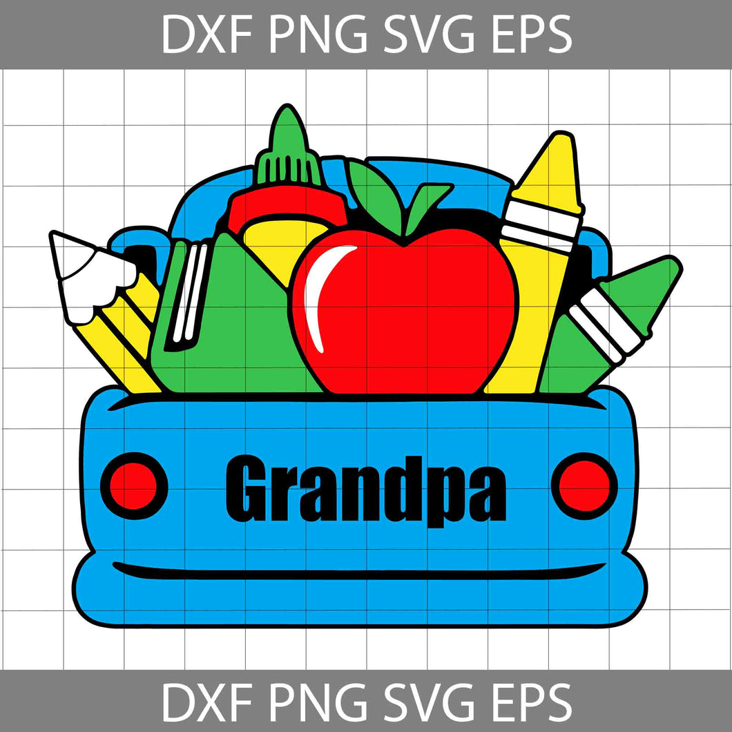 Grandpa Svg, Back To School Svg, Father's Day Svg, Cricut File, Clipart, Svg, Png, Eps, Dxf
