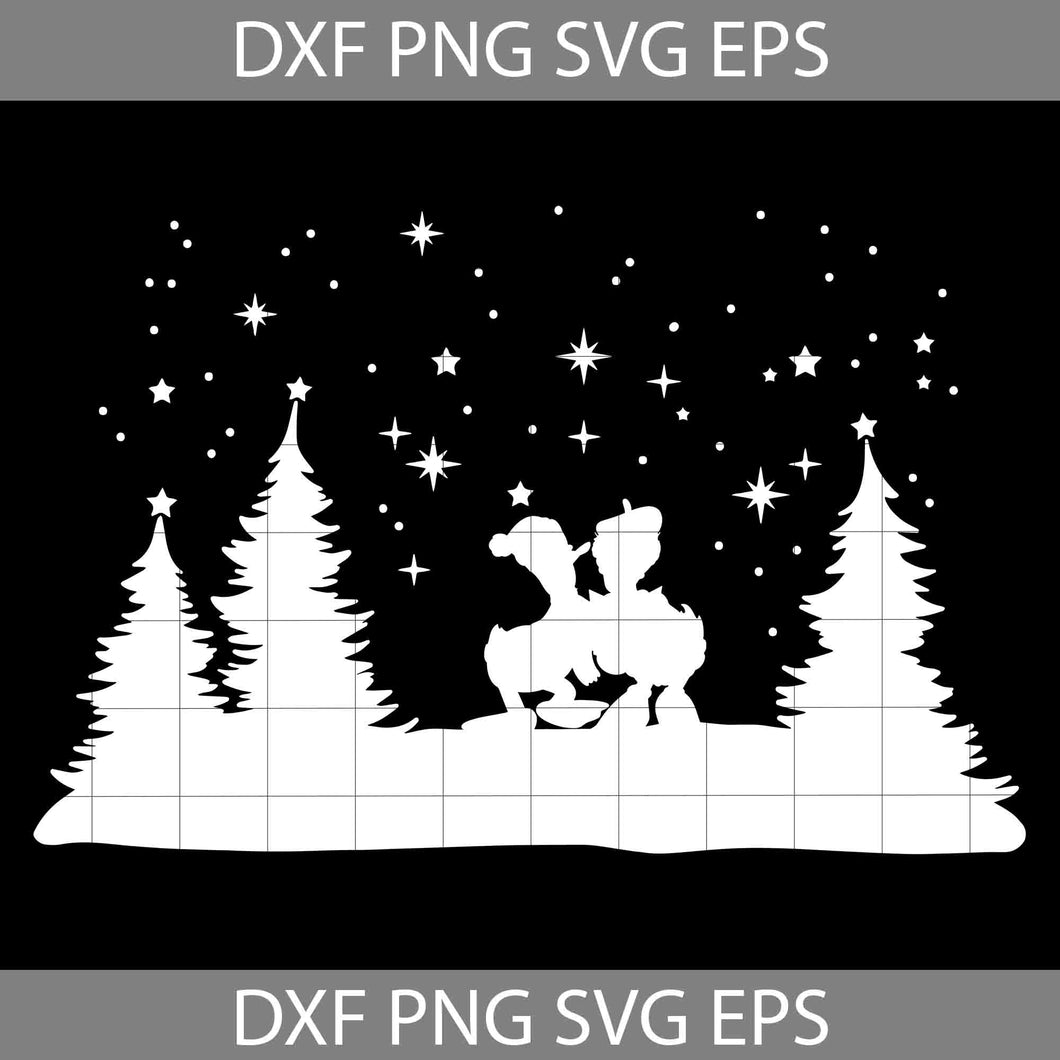 Duck Christmas Svg, Merry Christmas Svg, Cartoon Svg, Christmas Svg, Cricut File, Clipart, Svg, Png, Eps, Dxf