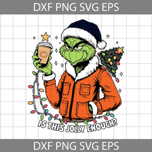 Is This jolly Enough Svg, Football Svg, Christmas Svg, Cartoon Svg, Cricut File, Clipart, Svg, Png, Eps, Dxf