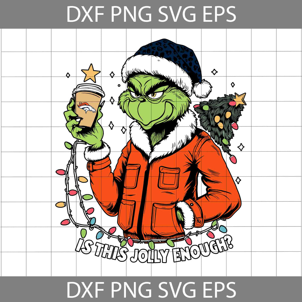 Is This jolly Enough Svg, Football Svg, Christmas Svg, Cartoon Svg, Cricut File, Clipart, Svg, Png, Eps, Dxf