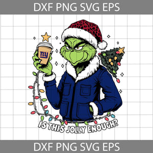 Is This jolly Enough Svg, Football Svg, Christmas Svg, Cartoon Svg, Cricut File, Clipart, Svg, Png, Eps, Dxf