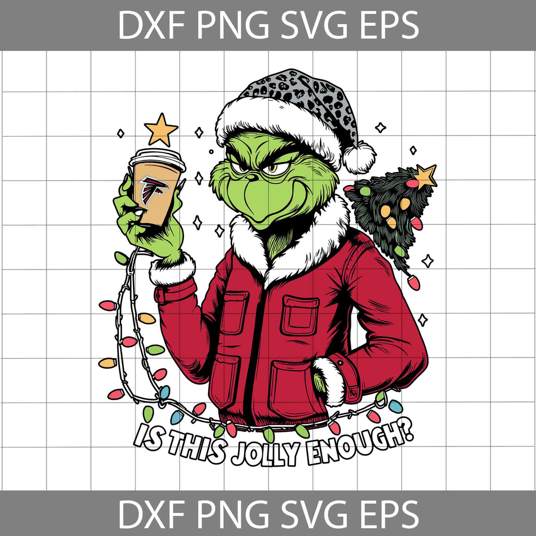 Is This jolly Enough Svg, Football Svg, Christmas Svg, Cartoon Svg, Cricut File, Clipart, Svg, Png, Eps, Dxf