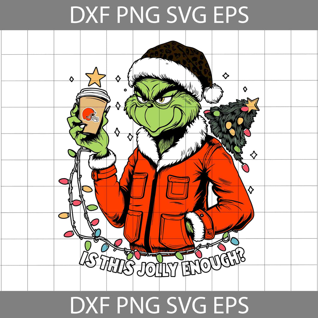 Is This jolly Enough Svg, Football Svg, Christmas Svg, Cartoon Svg, Cricut File, Clipart, Svg, Png, Eps, Dxf