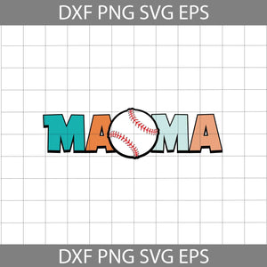 Mama Svg, Baseball Mama Svg, Mother's Day Svg, Cricut File, Clipart, Svg, Png, Eps, Dxf