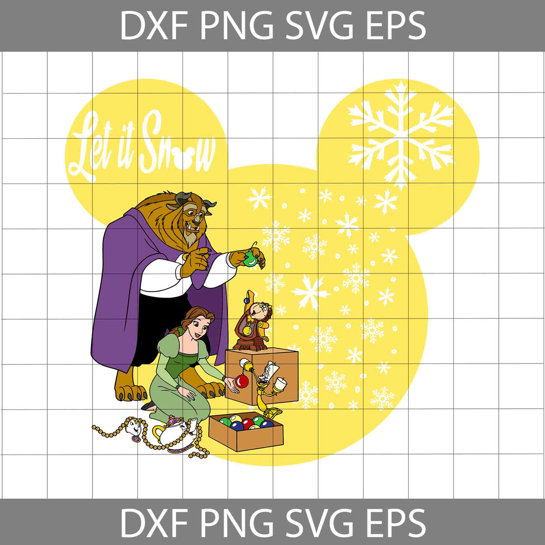 Princess Christmas Svg, Merry Christmas Svg, Cartoon Svg, Christmas Svg, Cricut File, Clipart, Svg, Png, Eps, Dxf