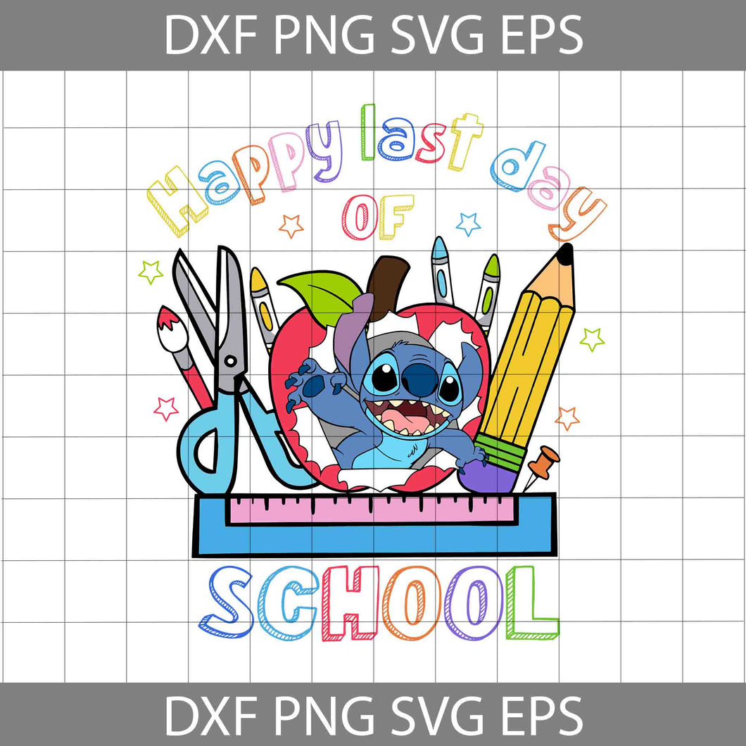 Happy Last Day Of School Vibes Svg, Cartoon Svg, Back To School Svg, Cricut File, Clipart, Svg, Png, Eps, Dxf