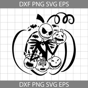 Spooky Pumpkin Svg, Halloween Pumpkin Svg, Happy Halloween Svg, Cartoon Svg, Halloween Svg, Cricut File, Clipart, Svg, Png, Eps, Dxf
