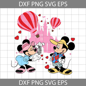 Mouse Couple Svg, Cartoon Svg, Valentine's Day Svg, Cricut File, Clipart, Svg, Png, Eps, Dxf