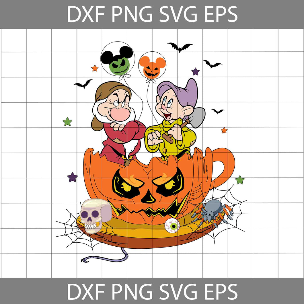 Princess Halloween Svg, Cartoon Svg, Halloween Svg, Cricut File, Clipart, Svg, Png, Eps, Dxf