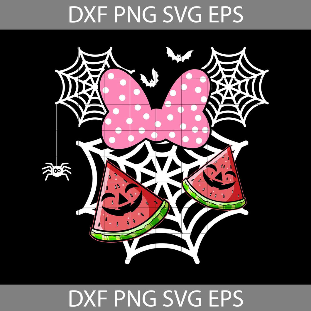 Watermelon Halloween Svg, Mouse Halloween Svg, Happy Halloween Svg, Cartoon Svg, Halloween Svg, Cricut File, Clipart, Svg, Png, Eps, Dxf